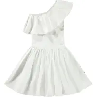 Molo Kjole - Rib - Chloey - Sprø White - - 7-8 år (122-128) - Kjole