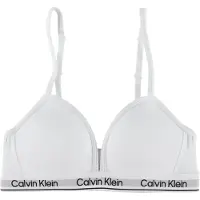 Calvin Klein BH u. Kleshenger - Triangle - Bright White - - 14-16 år (164-176) - BH