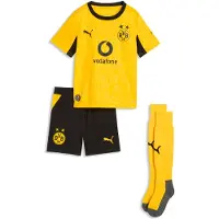 Puma Borussia Dortmund 26/27 Home Mini Kit Kids, Shop, Faster Yellow/Black, 4-5Y