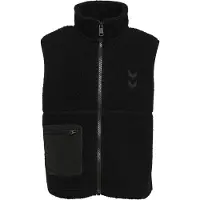 Hummel Fleecevest - Teddy - hmlJR Martini - Black Beauty - - 12 år (152) - Fleecejakke
