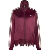 Adidas Originals Satin Lace Firebird Loose Genser Med Hel Glidelås