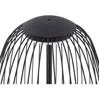 LUCANDE utendørs LED-gulvlampe Richi, svart, høyde 90 cm, IP44