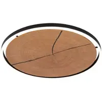Elobra LED-taklampe Havana M, tre/metall, Ø 57 cm