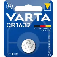 Varta CR1632 Litium knappcelle batteri - 1 Pakke