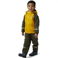 Helly Hansen K Bergen Fleece Pu Rainset 2.0 Utility Green (122 / 7 år)