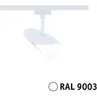 Paulmann Alejandro, Spotlight på skinne, 1 ampuller, LED, 10 W, 800 lm, Hvit