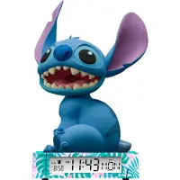Stitch 3d-lampe Vekkerklokke + Dato
