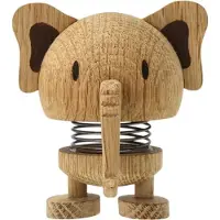 Hoptimist Elefant - S - 6,9 cm - Oak - - OneSize - Dekorasjon
