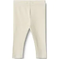 Wheat Leggings - Rib - Jules - Ivory - - 1 år (80) - Leggings