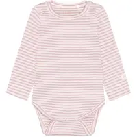 Fixoni Body I/e - Rib - Bleket Mauve - - 1 år (80) - Langermet Body