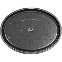 Staub 40509-509-0 oval støpejernsgryte 12 L 41 cm svart