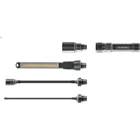 Led Lenser Ledlenser Workers Friend Lygte genopladelig med lampehoveder