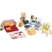 Tender Leaf Toys Treleker - Dukkehusmøbler - Studierom - - OneSize - Dukketilbehør