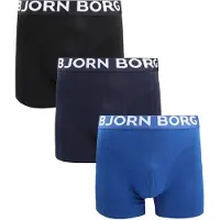 Björn Borg Bjørn Borg Bokser 3 Pakke Blå Mørkeblå Størrelse