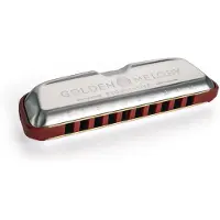 Hohner Golden Melody Progressive Major Diatonic Harmonica A