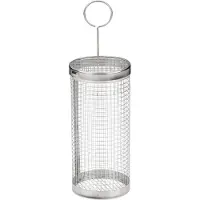 Alpina Grillkurver 2-pk / grillrør i rustfritt stål / BBQ-grillkurv for grønnsaker / grilltilbehør