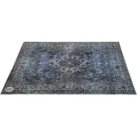 Drum N Base Vintage Persian Stage Rug Blue 130cm x 90cm