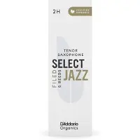 Daddario Organic Select Jazz Filed Tenor Sax Reeds 2H (5 Pack)