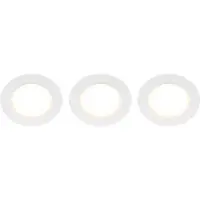 Llitt Doris 230V Dimbar downlight spotlight 3000K 400lm IP65 3-pack Vit