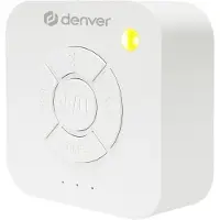 Denver WN-93 Hvit støymaskin med naturlig lyd, pustelys og lang batterilevetid