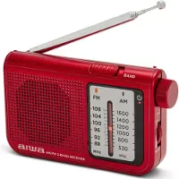 Aiwa RS-55RD, Personlig, Analog, AM, FM, 88 - 108 MHz, 530 - 1600 kHz, 5,7 cm