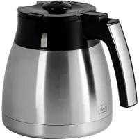 Melitta ENJOY/EASY TOP THERM, LOOK termokanne, svart/sølv