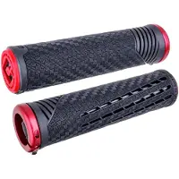 Odi Styregrep CF v2.1 Lock-On svart/rød-rød