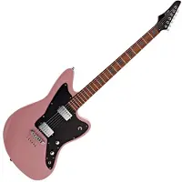 G4M 638 Baritone VI Elektrisk Gitar Rosa