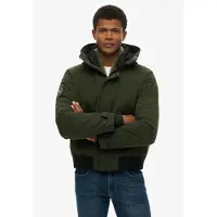 Superdry for man. M5011908A City Padded Bomber Jacket green (XL), Casual, Synthetic