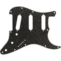 Fender Hybrid Glass/Glitter Stratocaster S/S/S Pickguard Dark Gray Sparkle