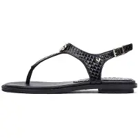 Martinelli for woman. 1535-B006G White Sullivan leather sneakers (41), Black, Flat, 1 to 3 cm, Buckle, Casual