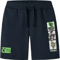 Name it Shorts - NkmMar - Minecraft - Navy Blazer - - 8 år (128) - Shorts