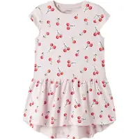 Name it Kjole - Noos - NmfVigga - Vugge Rosa/Kirsebær - - 2 år (92) - Kjole