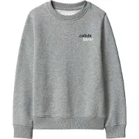 Calvin Klein Collegegenser - Logo - Medium+ Grey/Heather Grey - - 16 år (176) - Collegegenser