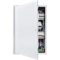 Vevor tilgangspanel for gipsvegg, 64x44 cm tilgangsdør i galvanisert stål, enkel å montere hengslet servicepanel med skrutrekkerlås, for rørleggerarbeid og elektrisk tak, 42x62 cm utskjæringsstørrelse