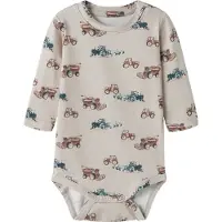 Name it Body I/e - NbmJanol - Chateau Gray - - 1 år (80) - Langermet Body