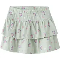 Name it Skjørt - NmfVigga - Pale Aqua/Rainbow - - 5 år (110) - Skjørt