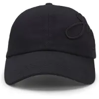 HUGO for woman. 50566667 Black Angye cap (OSFA), Casual, Cotton