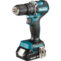 Makita DHP487RAJ - Hammerbor/driver - trådløs - 2 hastigheter - nøkkelfri borhylse 13 mm - 40 N·m - 2 batterier - 18 V