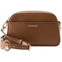 Michael Kors for woman. 32S6GJ6C5L Brown Mk shoulder bag (OSFA), Casual, Leather