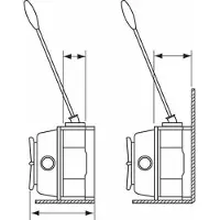 PLASTIMO Manuell Membranpumpe Med Enkeltdrift