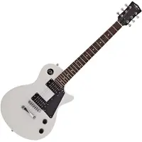Gear4Music New Jersey Electric Guitar by White