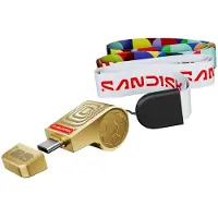 SanDisk - FIFA World Cup 2026 (Gold Edition) USB-flashstasjon - 128 GB - USB-C 3.2 Gen 1