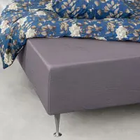 Nordstrand Formsydd laken 140x200 cm - 100% mykt bomullslaken - Antrasittgrått bokslaken til madrass av