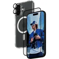 PanzerGlass iPhone 16 3-i-1-beskyttelsespakke