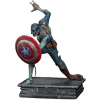 Marvel Art Scale What If Captain America Zombie-figur
