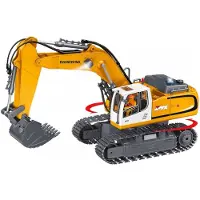 Toymax radiostyrt gravemaskin 1:18 2,4 GHz 3,7 V Li-Ion 11 kanaler