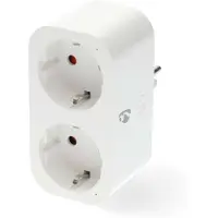 Nedis SmartLife Smart Plug WiFi Power meter 3680W Type F (CEE 7/7) White