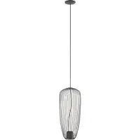 Euluna Hengelampe Pumpkin S, mørkegrå, Ø 27 cm, metall, GU10