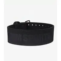 MM Sports Leather Belt Suede, Black/Black